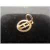 Image 3 : 10k Gold "H" Letter Pendant, Total Weight 0.45 Grams