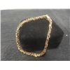 Image 1 : 10k Gold Bracelet With Diamond, 7" Length, Total Weight 6.8 Grams