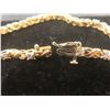 Image 2 : 10k Gold Bracelet With Diamond, 7" Length, Total Weight 6.8 Grams