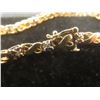 Image 4 : 10k Gold Bracelet With Diamond, 7" Length, Total Weight 6.8 Grams