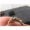 Image 6 : 10k Gold Bracelet With Diamond, 7" Length, Total Weight 6.8 Grams