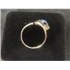 Image 2 : 14k White Gold Ring With Star Sapphire, Size 6, Total Weight 2.6 Grams