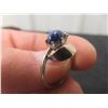 Image 5 : 14k White Gold Ring With Star Sapphire, Size 6, Total Weight 2.6 Grams