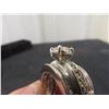 Image 6 : 14k White Gold Ring With Diamond, Size 7, Total Weight 9.1 Grams