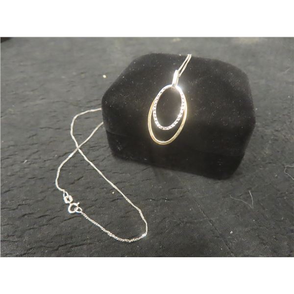 10k Gold Necklace, 18" Length, Total Weight 1.7 Grams