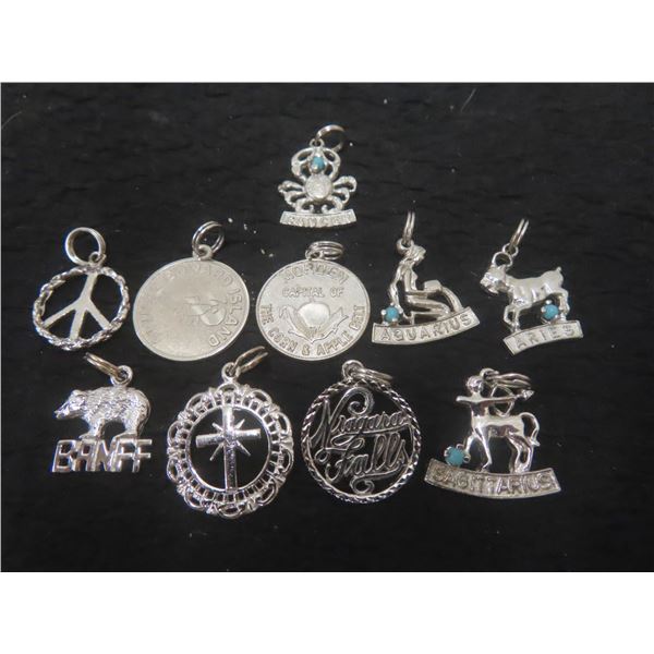 Sterling Silver Charms and Pendants Collection