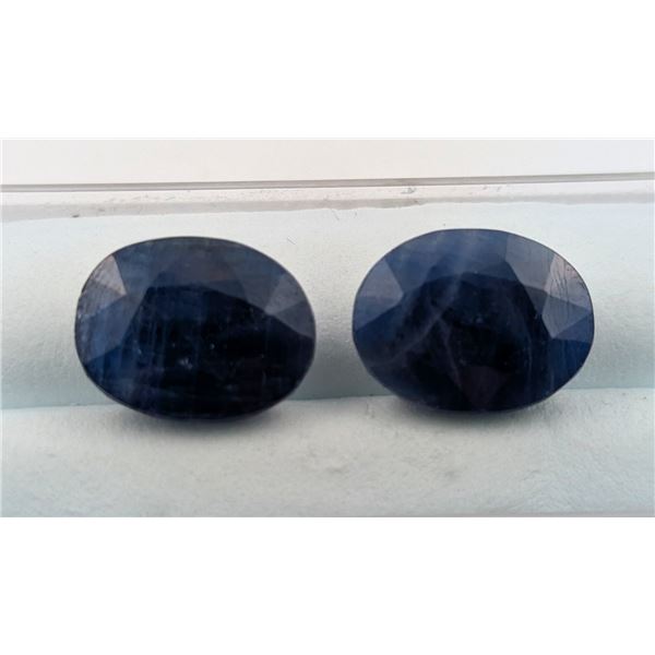 13.67 ct Certified Madagascar Sapphire gemstone Pair ($21,850 Appraisal)