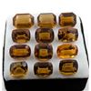 Image 1 : 51.51 ct Certified Madeira Citrine gemstone Parcel ($6,150 Appraisal)