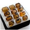 Image 2 : 51.51 ct Certified Madeira Citrine gemstone Parcel ($6,150 Appraisal)