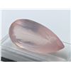 Image 2 : 74.84 ct Certified Rose Quartz gemstone ($9,350 Appraisal)
