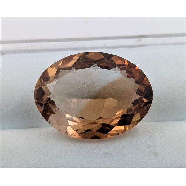 8.17 ct Certified Imperial Topaz gemstone Untreated ($18,350 Appraisal)