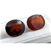 Image 1 : 17 ct Certified Hessonite Garnet gemstone Pair ($8,950 Appraisal)