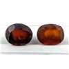 Image 2 : 17 ct Certified Hessonite Garnet gemstone Pair ($8,950 Appraisal)