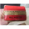 Image 4 : Cardboard Red Seal Gasoline Advertising Cut-Out Measuring 5" x 15" With All-Steel 