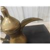 Image 4 : Two Original Raslan Arabian Dallah Coffee Urns Made of Solid Brass Measuring 16" Tall