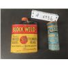 Image 1 : Two Vintage Automotive Tins: Master Spark Plug and Block Weld, Both With Product