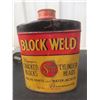 Image 6 : Two Vintage Automotive Tins: Master Spark Plug and Block Weld, Both With Product