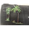 Image 7 : Twelve Pieces Painted Metal Animals, Palm Trees, and Army Men, Some With Damage