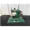 Image 5 : Vintage Casige Toy Sewing Machine With USN Navy Solid Brass Padlock by Morgan and Sons of Boston
