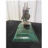 Image 7 : Vintage Casige Toy Sewing Machine With USN Navy Solid Brass Padlock by Morgan and Sons of Boston