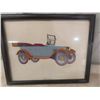 Image 4 : Five Framed Pictures of Vintage Automobiles 8" x 10" 