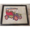 Image 6 : Five Framed Pictures of Vintage Automobiles 8" x 10" 
