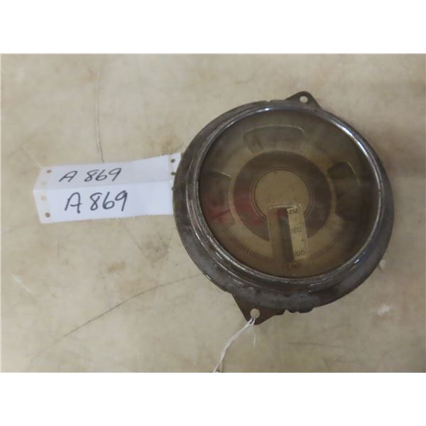 Vintage Gauge Dashboard With Oil Pressure, Temperature, Fuel, and Amp Gauges, 5 1/4'' Diameter 