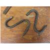Image 2 : Vintage Woodworking Tools, Hooks and T-Square With Advertising