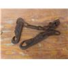 Image 6 : Vintage Woodworking Tools, Hooks and T-Square With Advertising