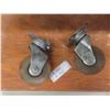 Image 1 : Two Heavy-Duty Swivel Caster Wheels