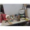 Image 1 : Paint and Repair Supplies Including Paint Tray, 2 Inserts, Paint Brushes, Sanders, Tapes, Sandpaper