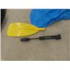 Image 10 : Two Floatation Devices With Inner Tubes, Pair of Swim Flippers and a Tote (No Lid) 