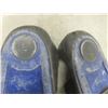 Image 4 : Two Floatation Devices With Inner Tubes, Pair of Swim Flippers and a Tote (No Lid) 