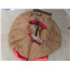 Image 8 : Two Floatation Devices With Inner Tubes, Pair of Swim Flippers and a Tote (No Lid) 
