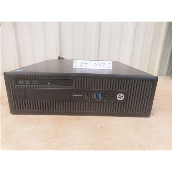 HP EliteDesk 800 G1 Desktop Computer With Intel i5, WiFi, Power Cable