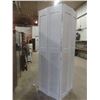 Image 5 : Five-Panel White Painted Bi-Fold Door Measuring Approximately 78 1/2" x 60"