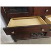 Image 13 : Wood China Cabinet With Glass Doors, Built-In Wine Rack and