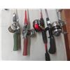 Image 6 : 9 Fishing Rods With Eight Fishing Reels