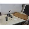 Image 1 : Microscope (No Power Cord), With Fuji 1:4.5 Lens and Hand Level With Case