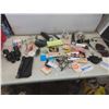 Image 1 : 20 x 50 Binoculars, Flashlights, Kodak Camera, Stop Cat Device, Assorted Cards, Plus More 