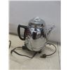 Image 15 : Vintage Chrome Toaster, Electric Percolator, Cake Decorator, Four Winnipeg Goldeyes Glasses