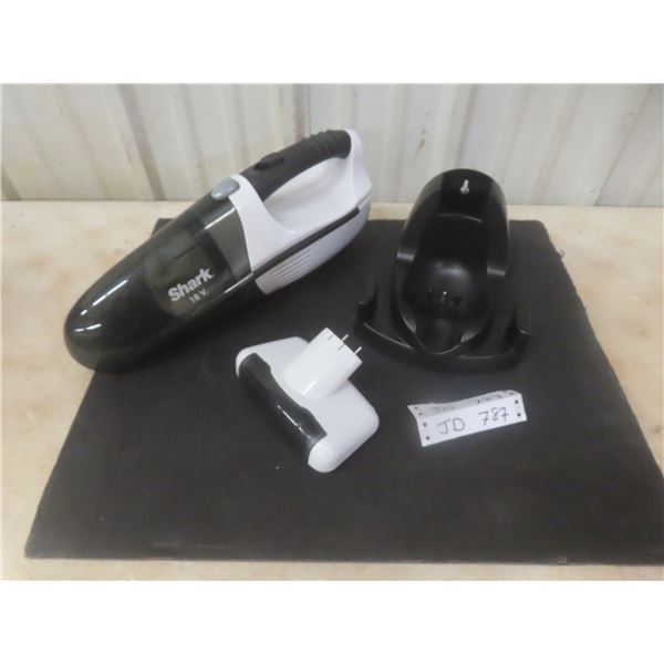 Shark 18V Cordless Handheld Vacuum With Charger and Brush, Tested and Working