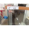 Image 4 : Glass Display Case With Three Glass Shelves Measuring 63 1/2" x 14 1/2" x 16 3/4"