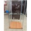 Image 5 : Glass Display Case With Three Glass Shelves Measuring 63 1/2" x 14 1/2" x 16 3/4"