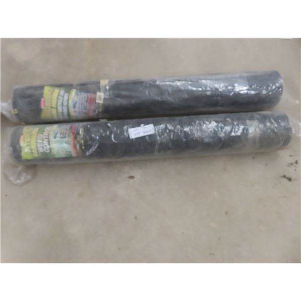Two Rolls of Weed Control Fabric Measuring 48" x 220'