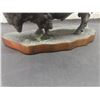 Image 5 : Solid Bronze Bison Sculpture Measuring 5 3/4" x 9 1/2" x 4"