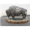 Image 6 : Solid Bronze Bison Sculpture Measuring 5 3/4" x 9 1/2" x 4"