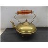 Image 13 : Brass Kettle and Bowl, Vintage Ashtray With Matching Holder, Vase, Set of Bells 