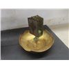 Image 6 : Brass Kettle and Bowl, Vintage Ashtray With Matching Holder, Vase, Set of Bells 