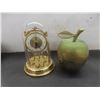 Image 8 : Brass Kettle and Bowl, Vintage Ashtray With Matching Holder, Vase, Set of Bells 